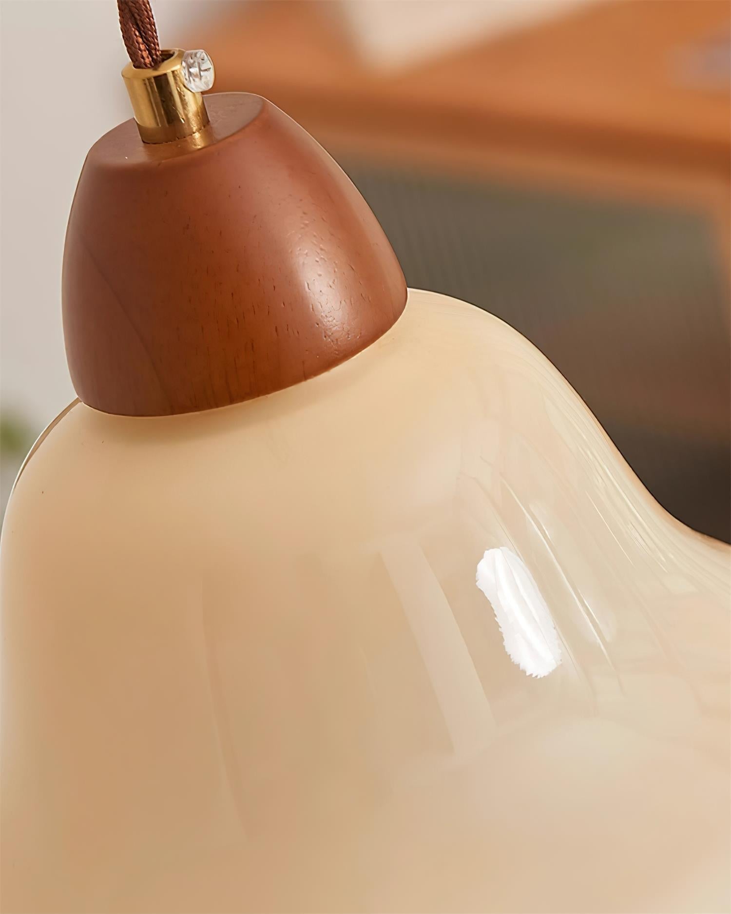 Glyna Wavy Glass Pendant Light