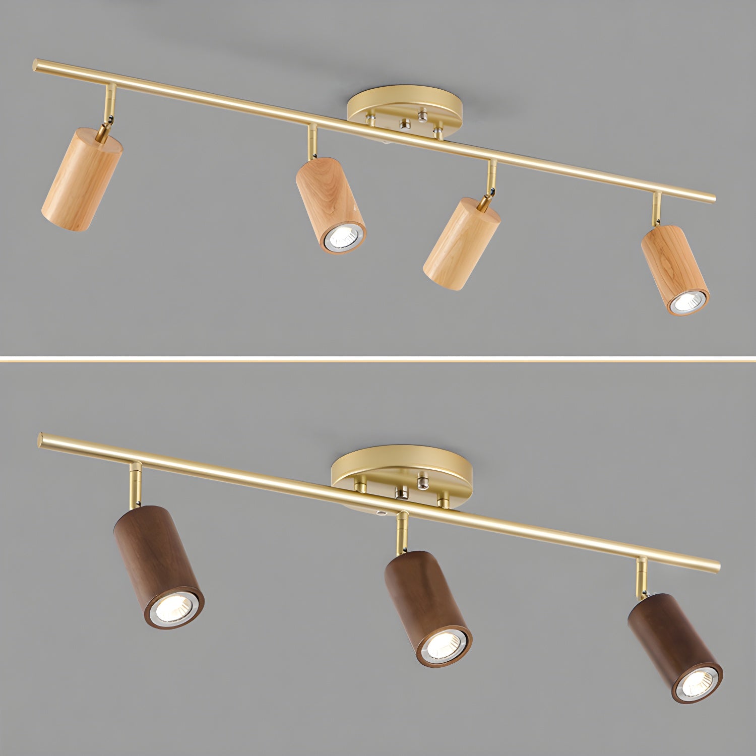 Usolila Modern Minimalist Wood Ceiling Light-Neutral Decor