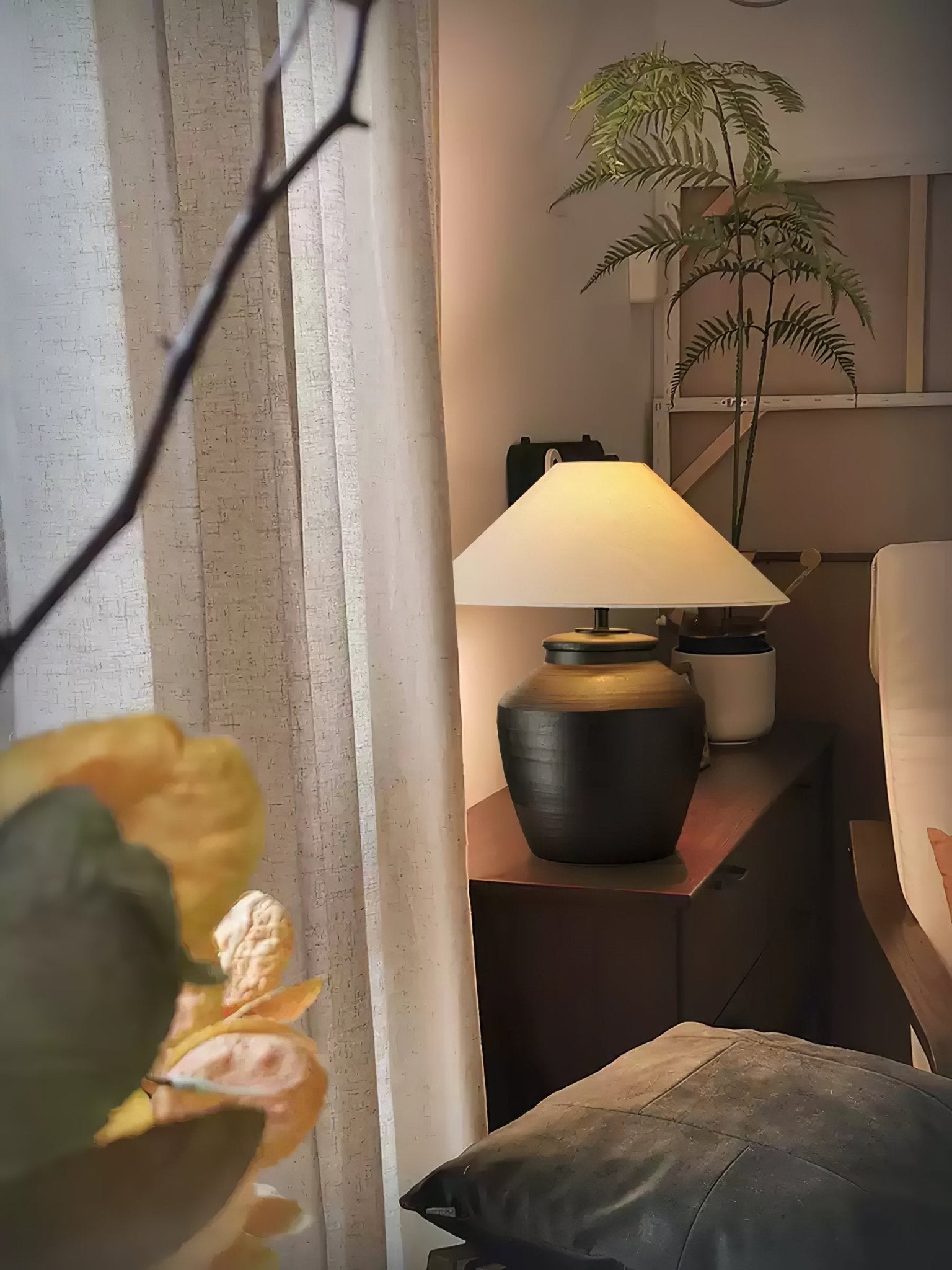 Silas Modern Ceramics Table Lamp-Neutral Decor