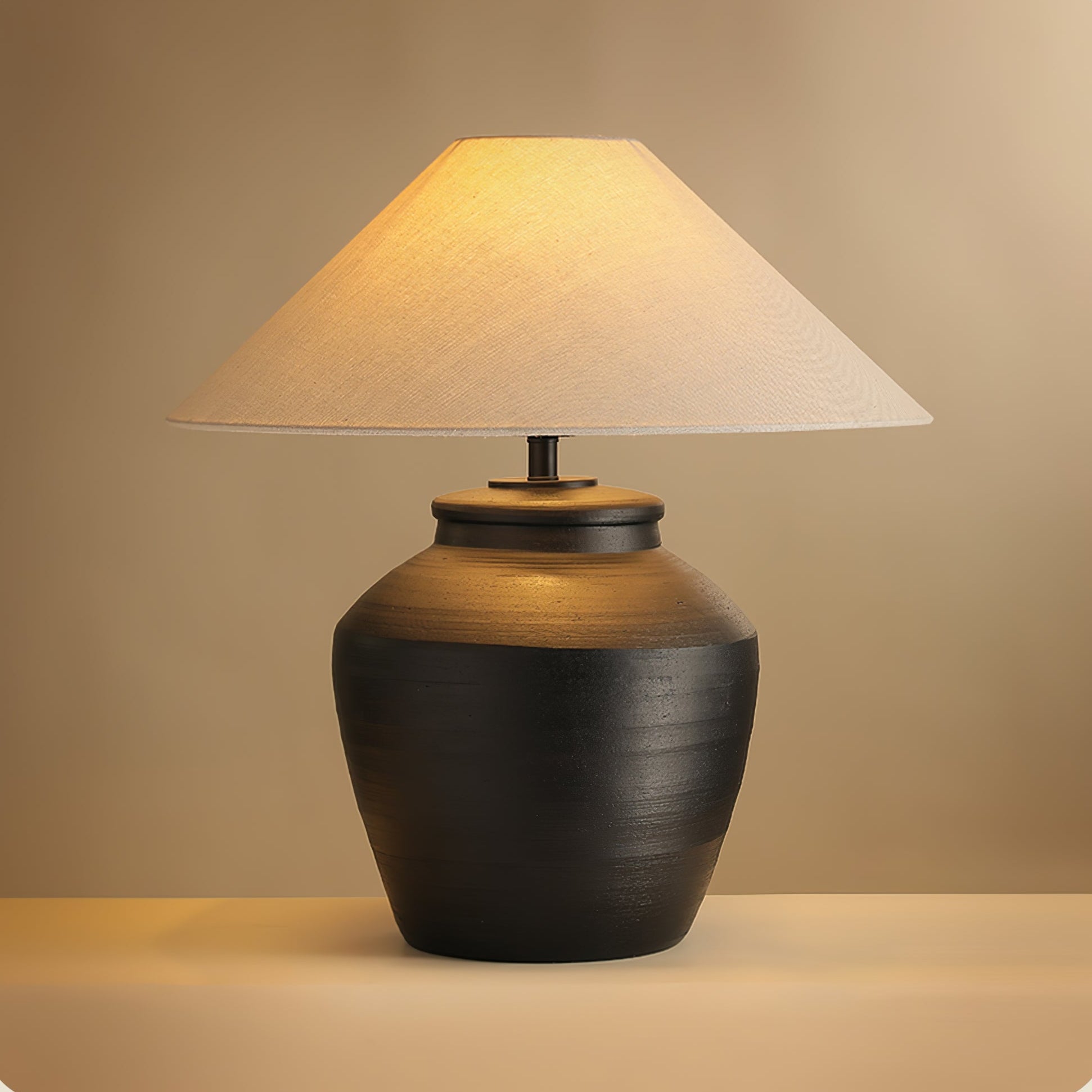 Silas Modern Ceramics Table Lamp-Neutral Decor