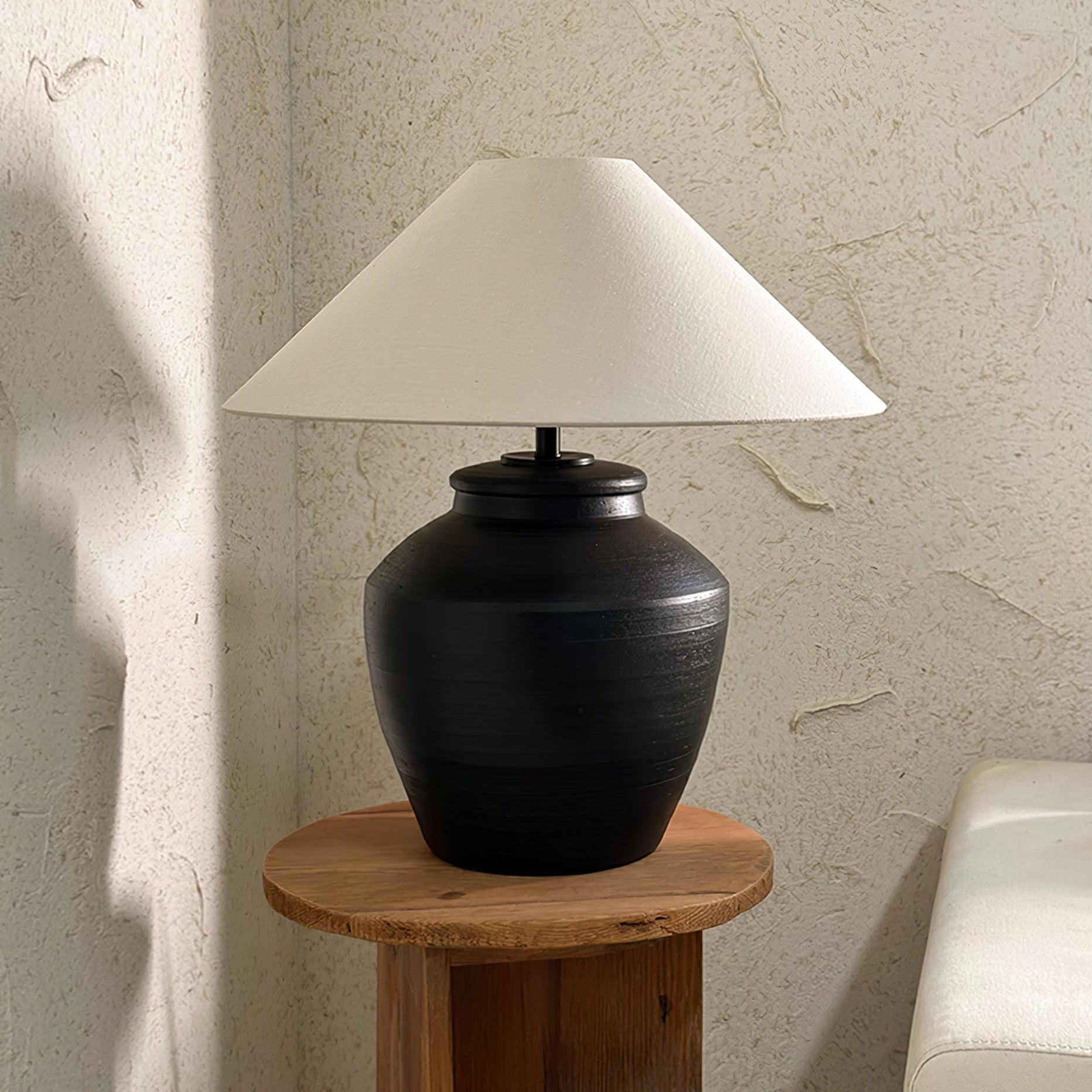 Silas Modern Ceramics Table Lamp-Neutral Decor