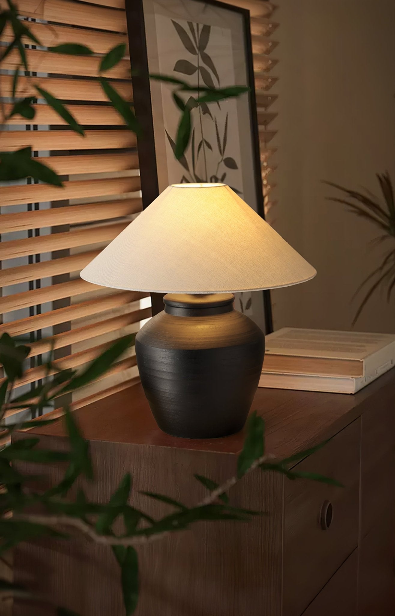 Silas Modern Ceramics Table Lamp-Neutral Decor