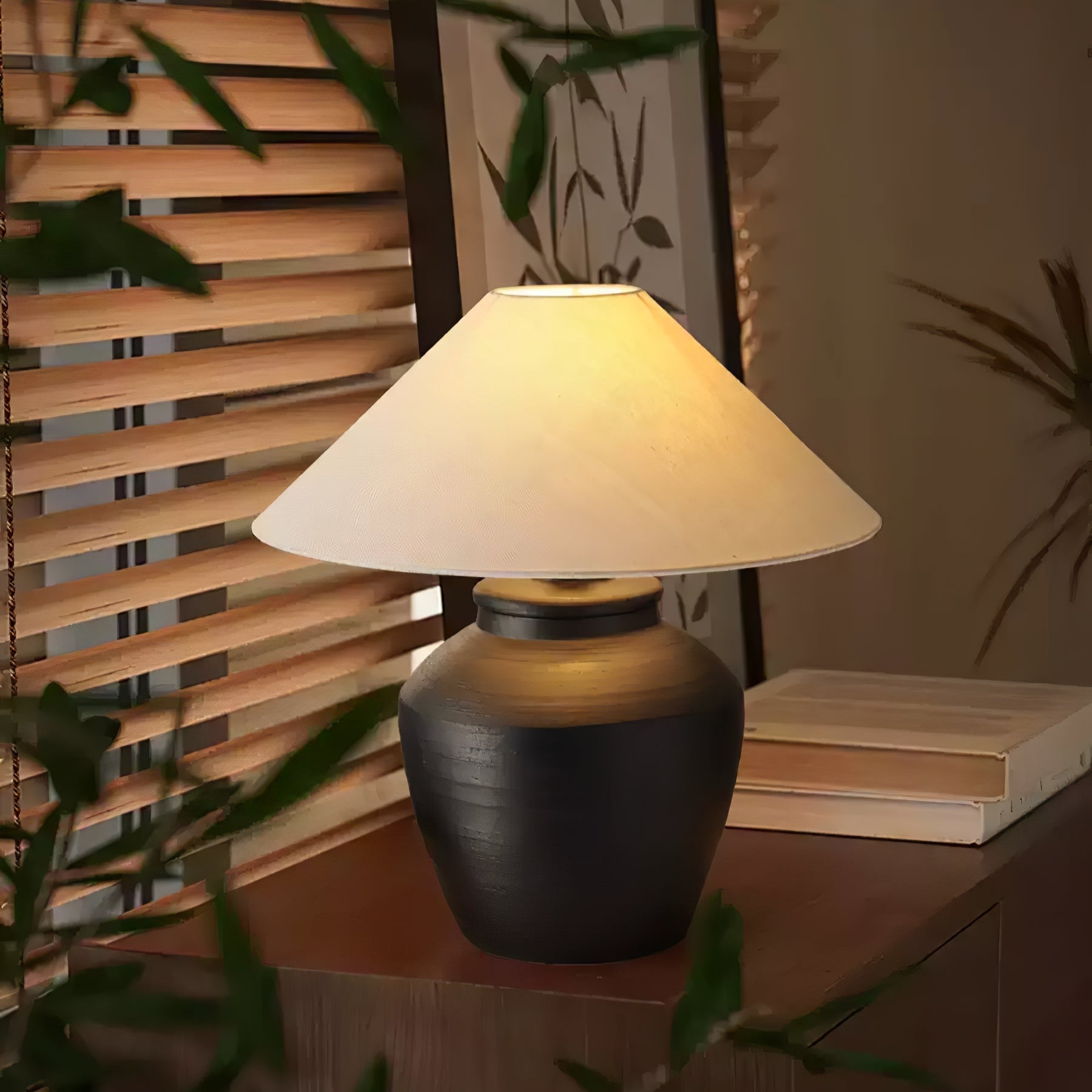 Silas Modern Ceramics Table Lamp-Neutral Decor