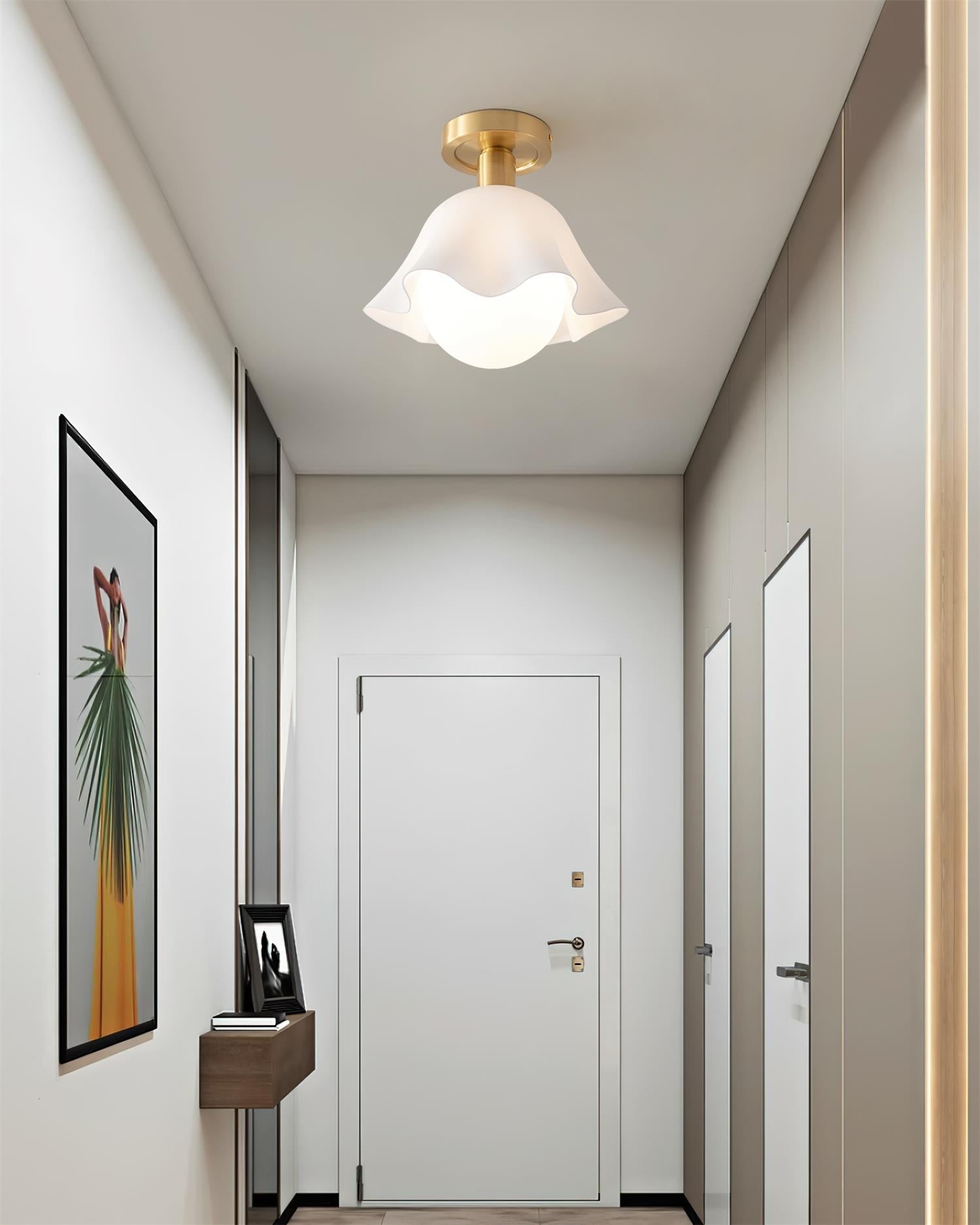 Petalia Semi-Flush Mount Ceiling Light