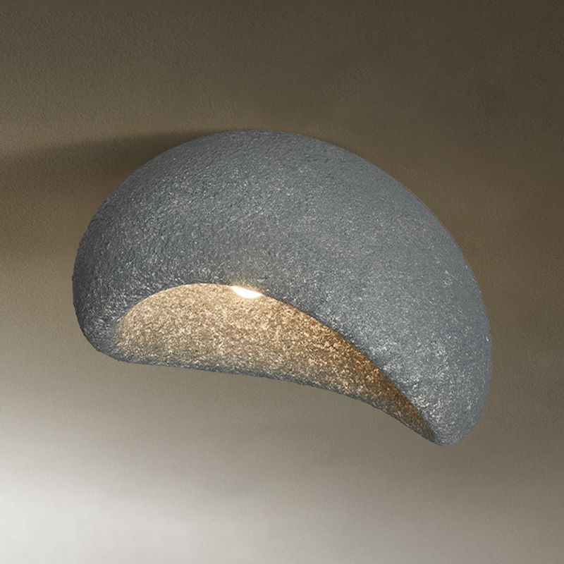 Avi Flush Mount Ceiling Light Modern, Resin Dining Room - Neutral Decor