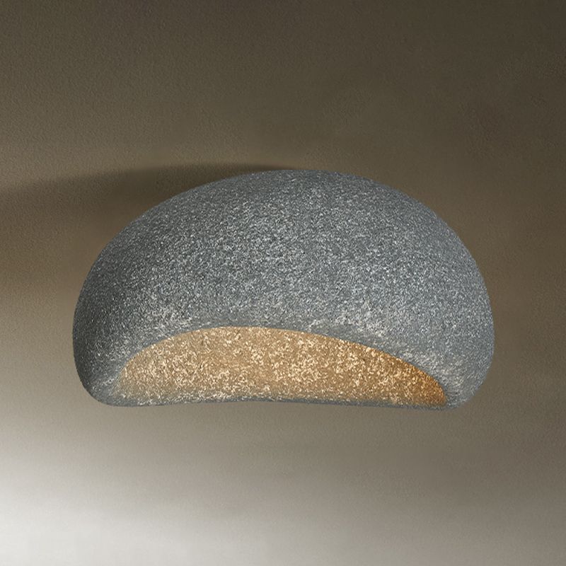 Avi Flush Mount Ceiling Light Modern, Resin Dining Room - Neutral Decor