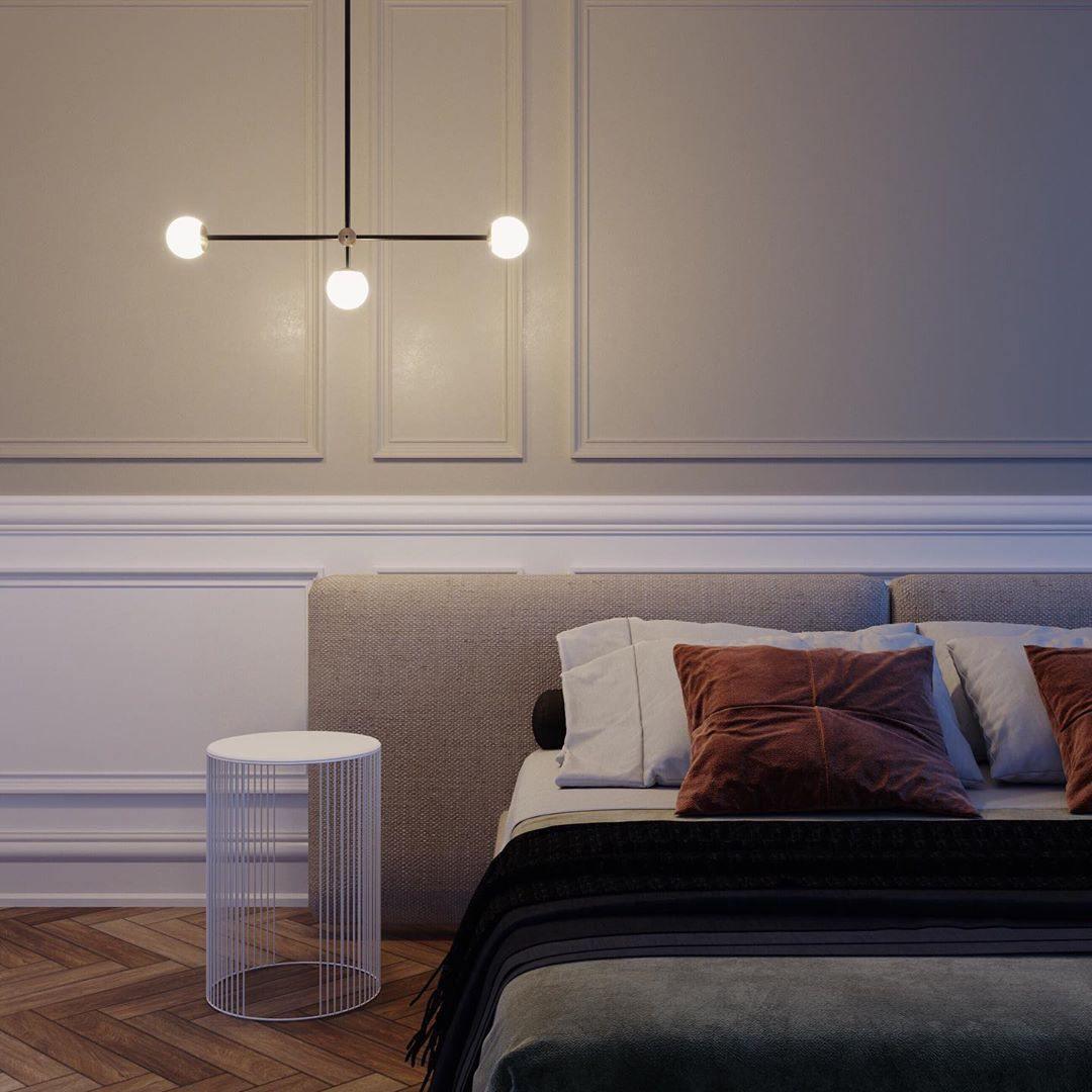 Lustra Chandelier SI Brass Glass Globe-Neutral Decor