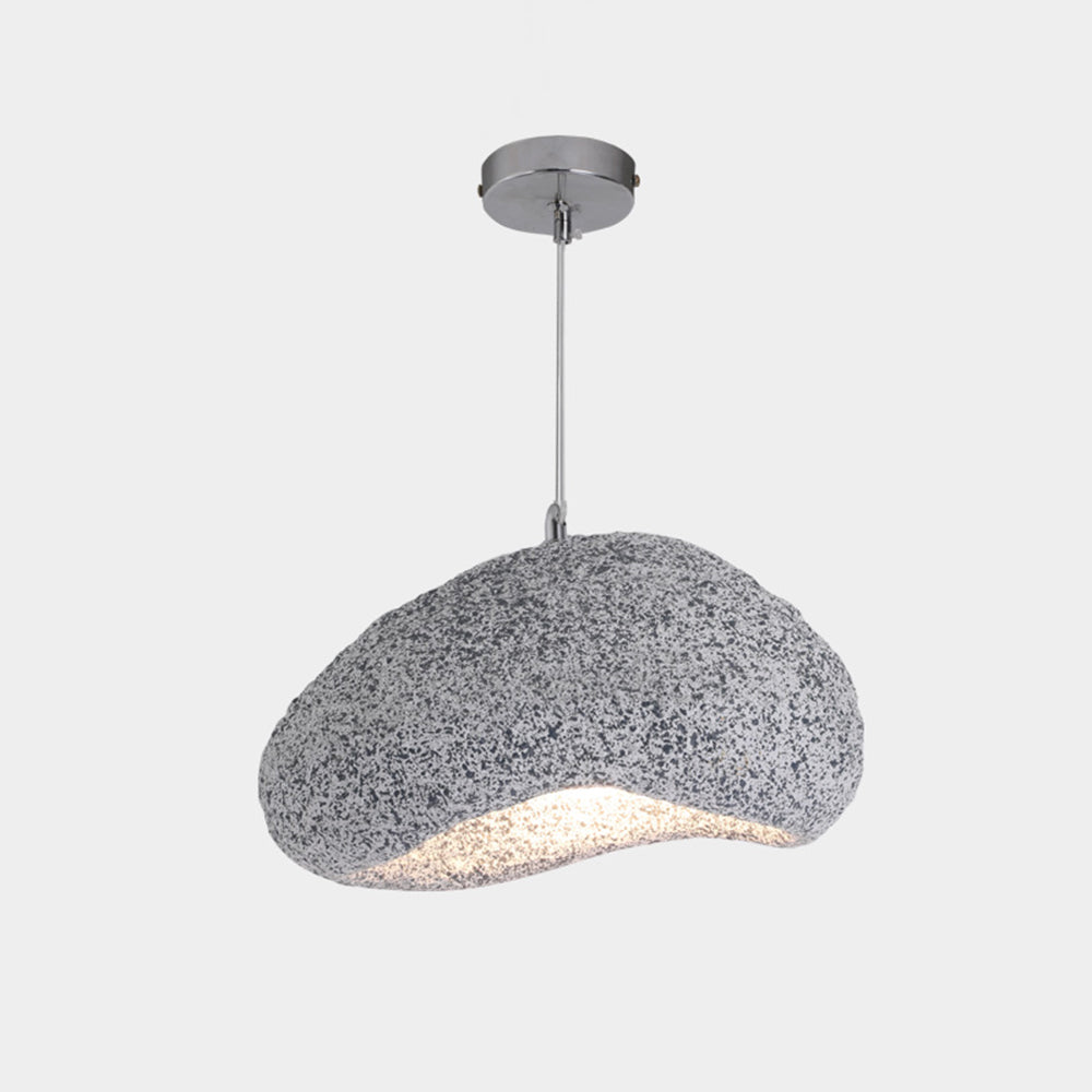 Avi Wabi Sabi Bread Shape Resin Pendant Light, 2 Color - Neutral Decor