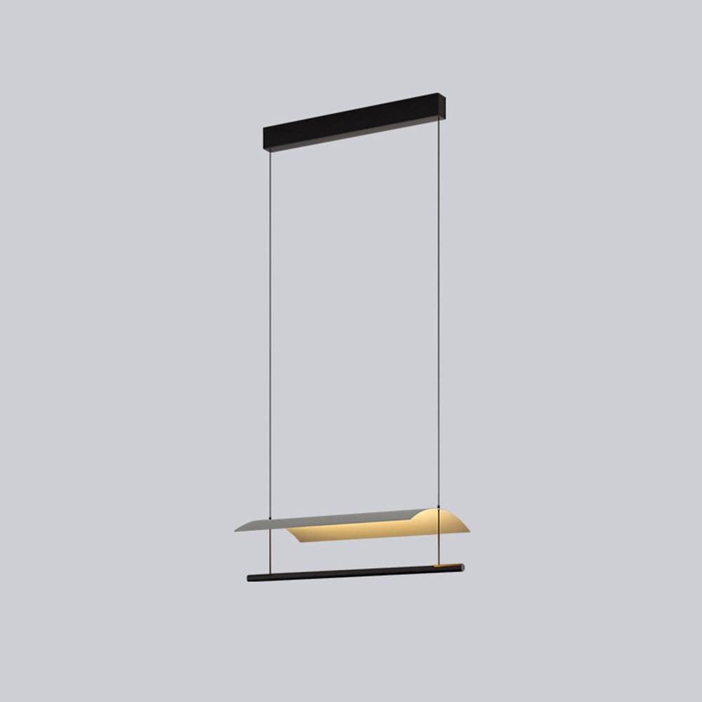 Arisha Minimalist Linear Metal Pendant Light - Neutral Decor