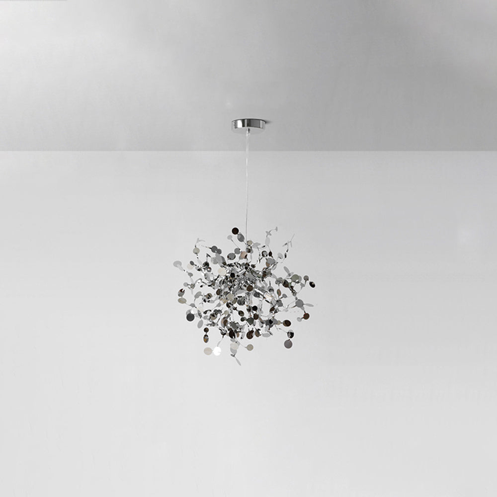 Olivia Artsy Classy Cluster Fireworks Pendant Light, Stainless steel - Neutral Decor