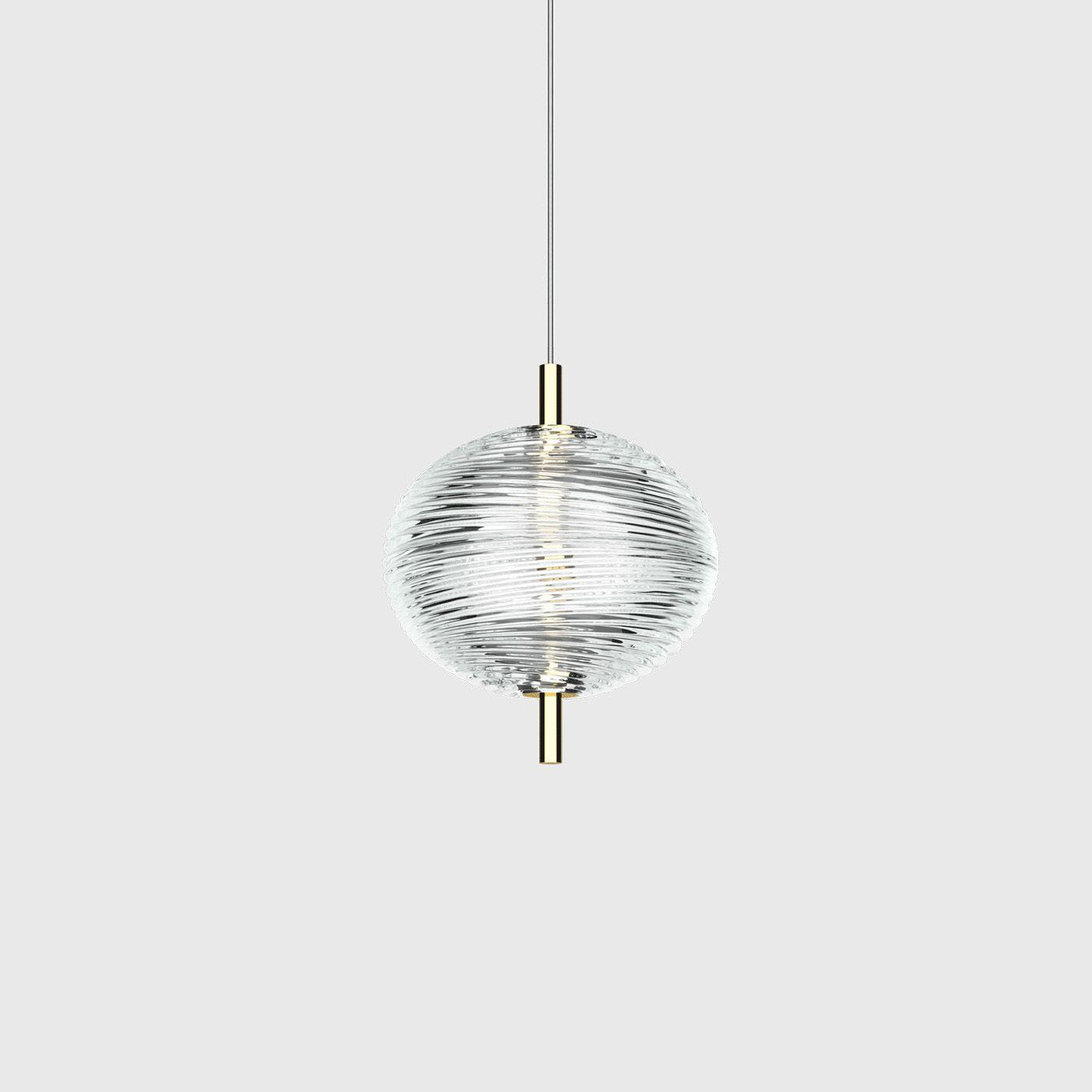 Valentina Designer Art Modern Pendant Light, Black/Gold - Neutral Decor