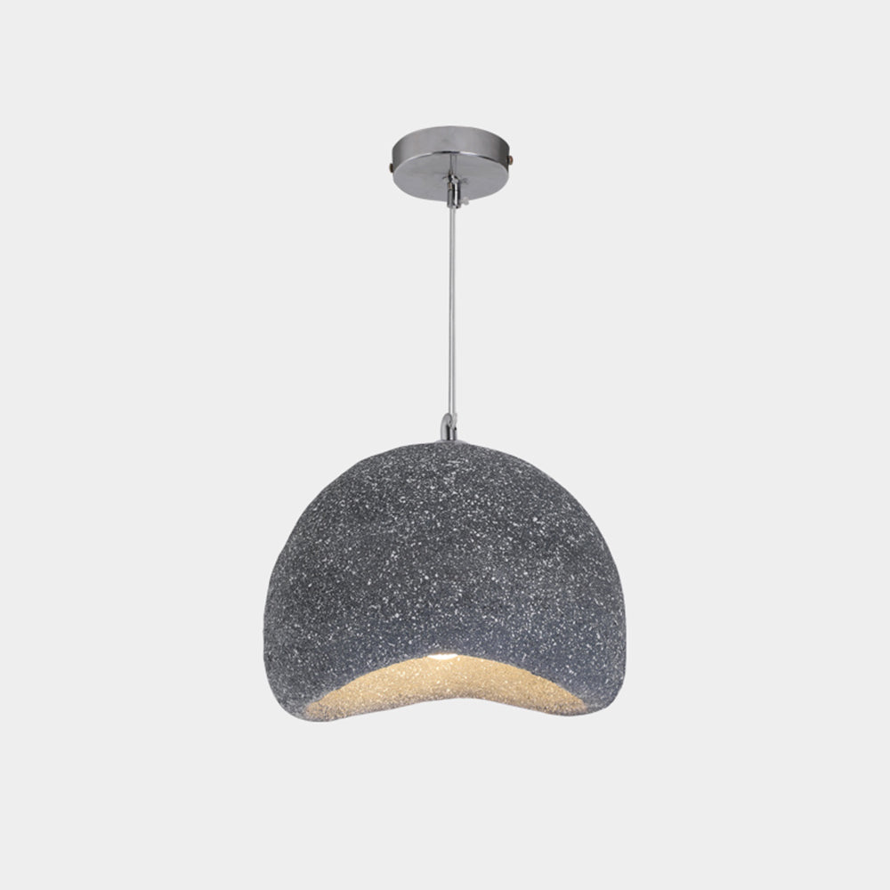 Avi Wabi Sabi Bread Shape Resin Pendant Light, 2 Color - Neutral Decor