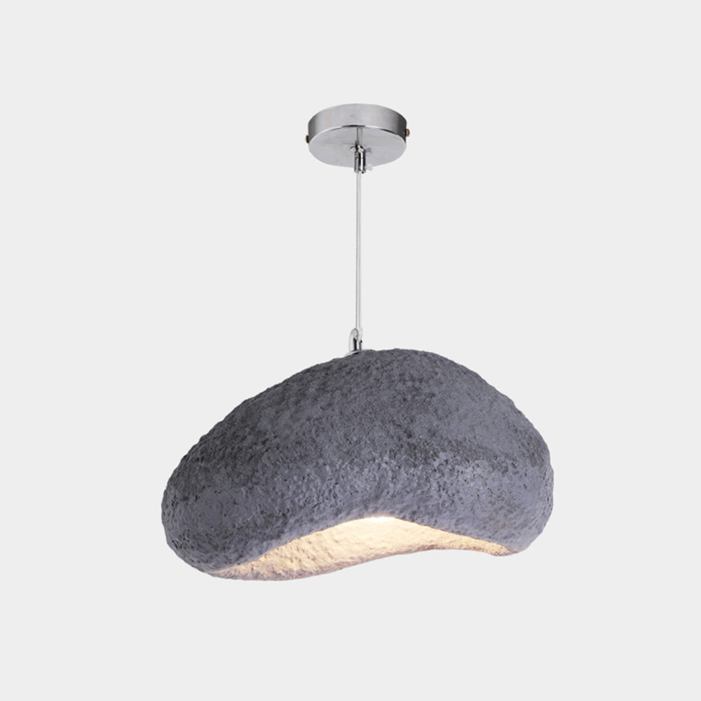 Avi Wabi Sabi Bread Shape Resin Pendant Light, 2 Color - Neutral Decor