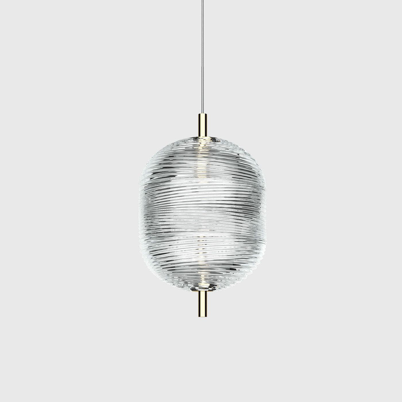Valentina Designer Art Modern Pendant Light, Black/Gold - Neutral Decor