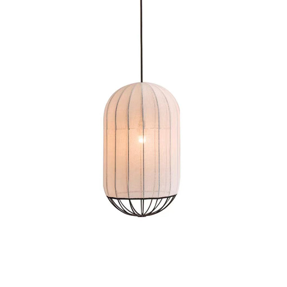 Ritta Pendant Light, Fabric - Neutral Decor