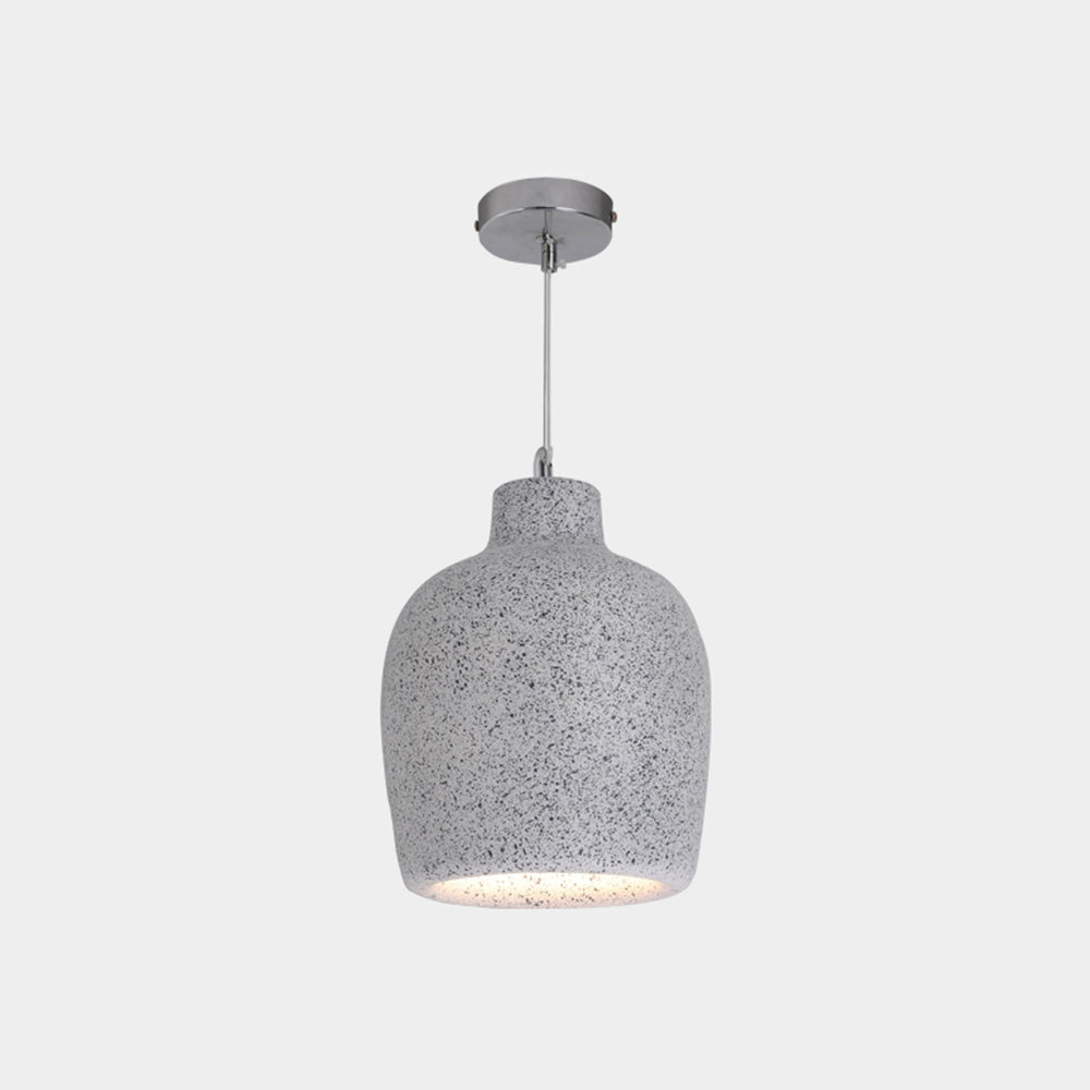 Avi Wabi Sabi Jar Shaped Resin Pendant Light, 4 Color - Neutral Decor