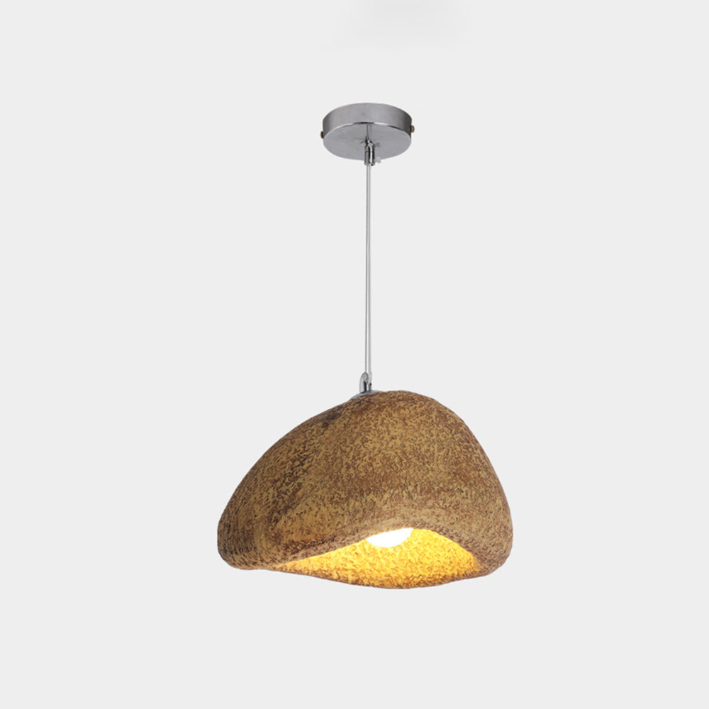 Avi Wabi Sabi Bread Shape Resin Pendant Light, Resin, 4 Color - Neutral Decor