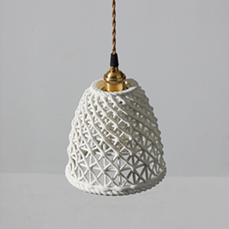 Valentina Modern LED Pendant Light Metal Blue White Bedroom/Kitchen - Neutral Decor