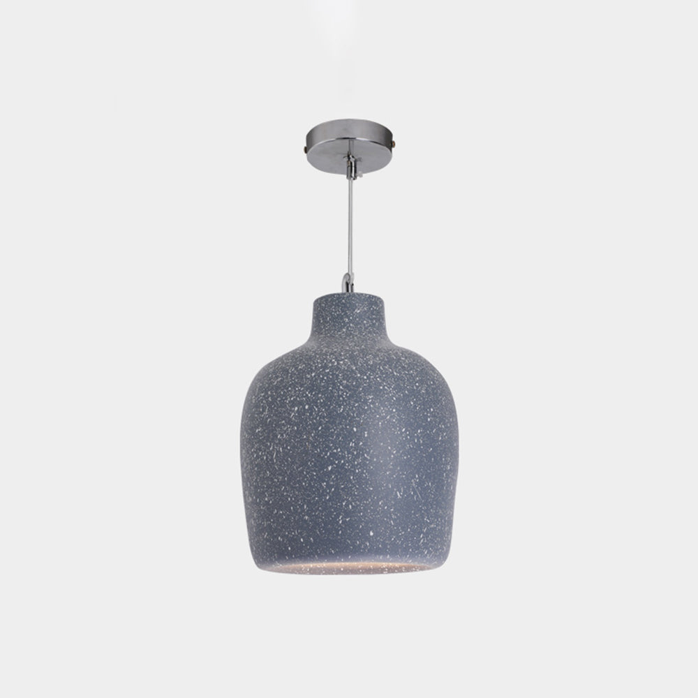 Avi Wabi Sabi Jar Shaped Resin Pendant Light, 4 Color - Neutral Decor