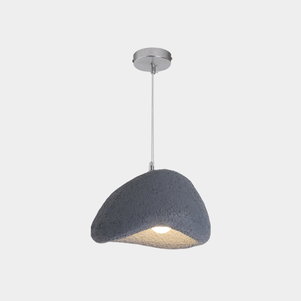 Avi Wabi Sabi Bread Shape Resin Pendant Light, Resin, 4 Color - Neutral Decor
