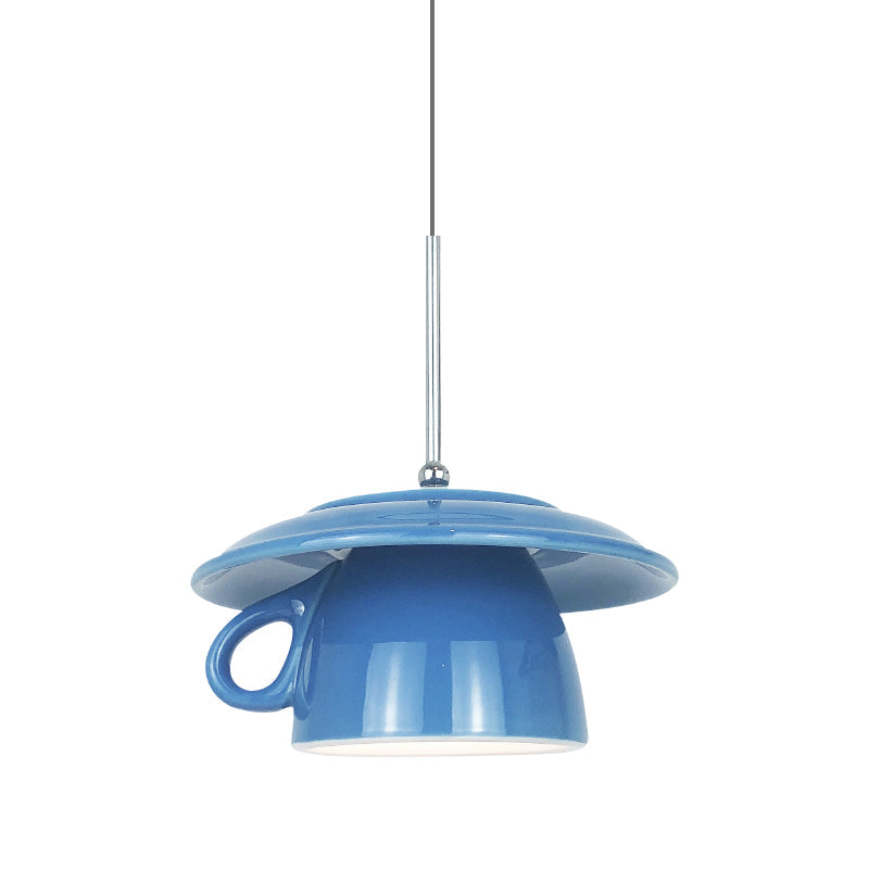 Valentina Modern Cup Ceramic LED Pendant Light Bedroom - Neutral Decor
