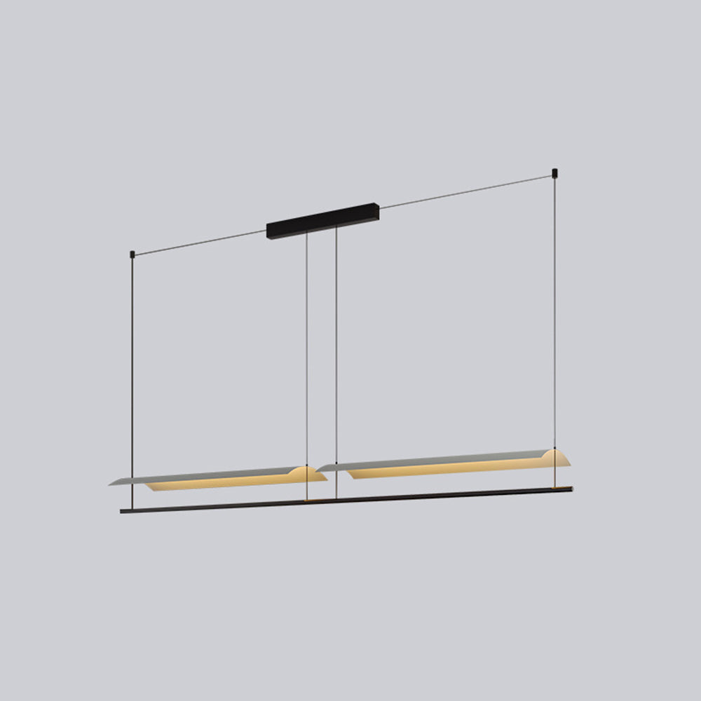 Arisha Minimalist Linear Metal Pendant Light - Neutral Decor
