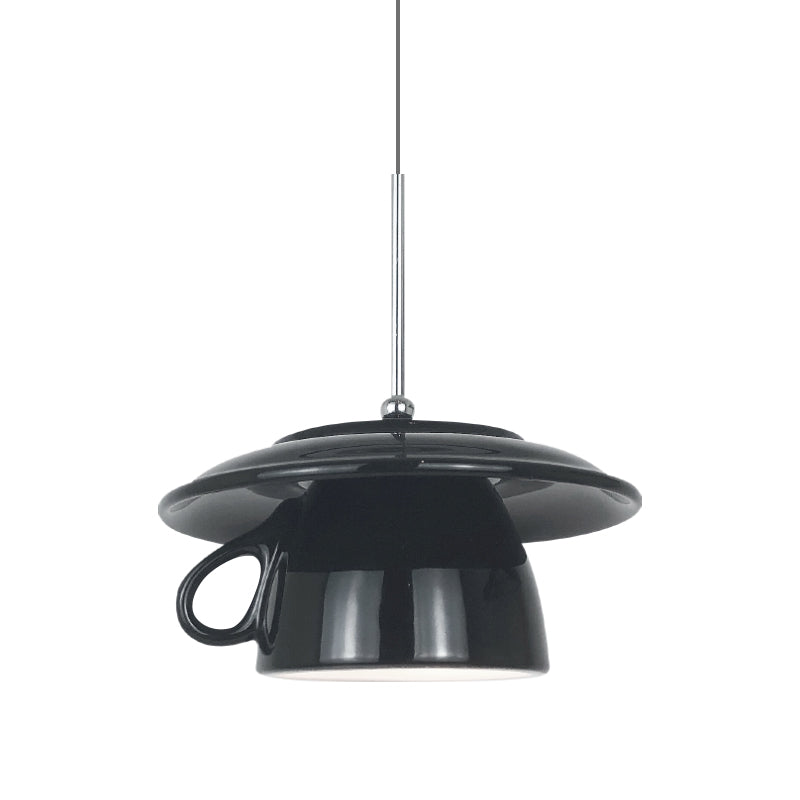 Valentina Modern Cup Ceramic LED Pendant Light Bedroom - Neutral Decor