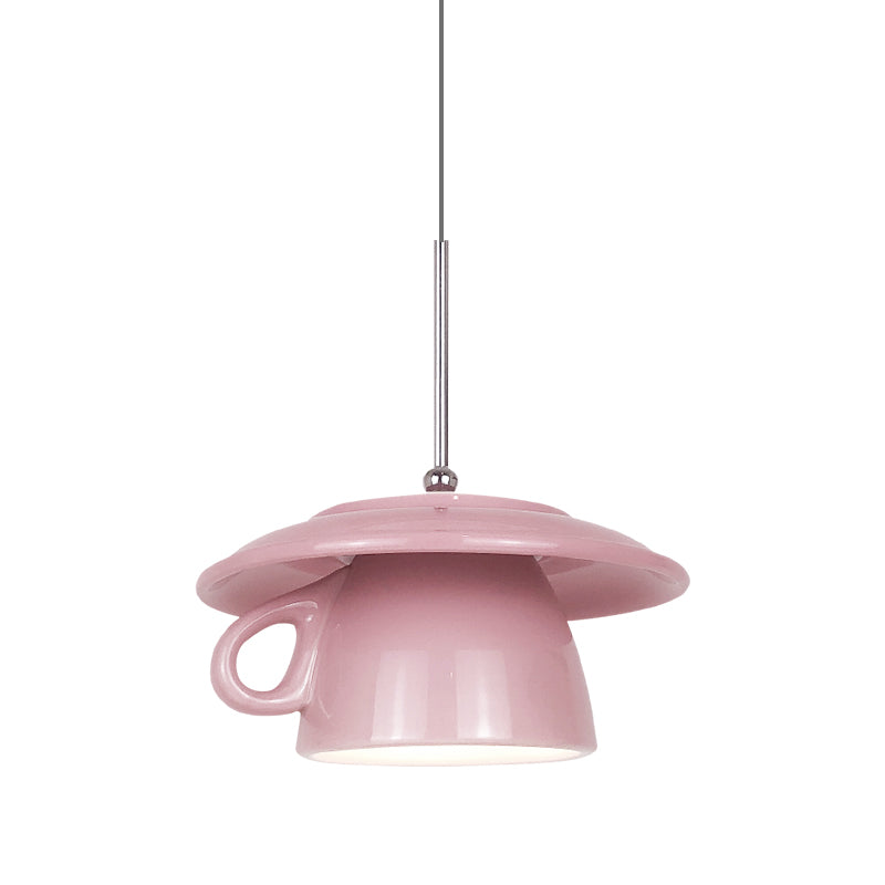 Valentina Modern Cup Ceramic LED Pendant Light Bedroom - Neutral Decor