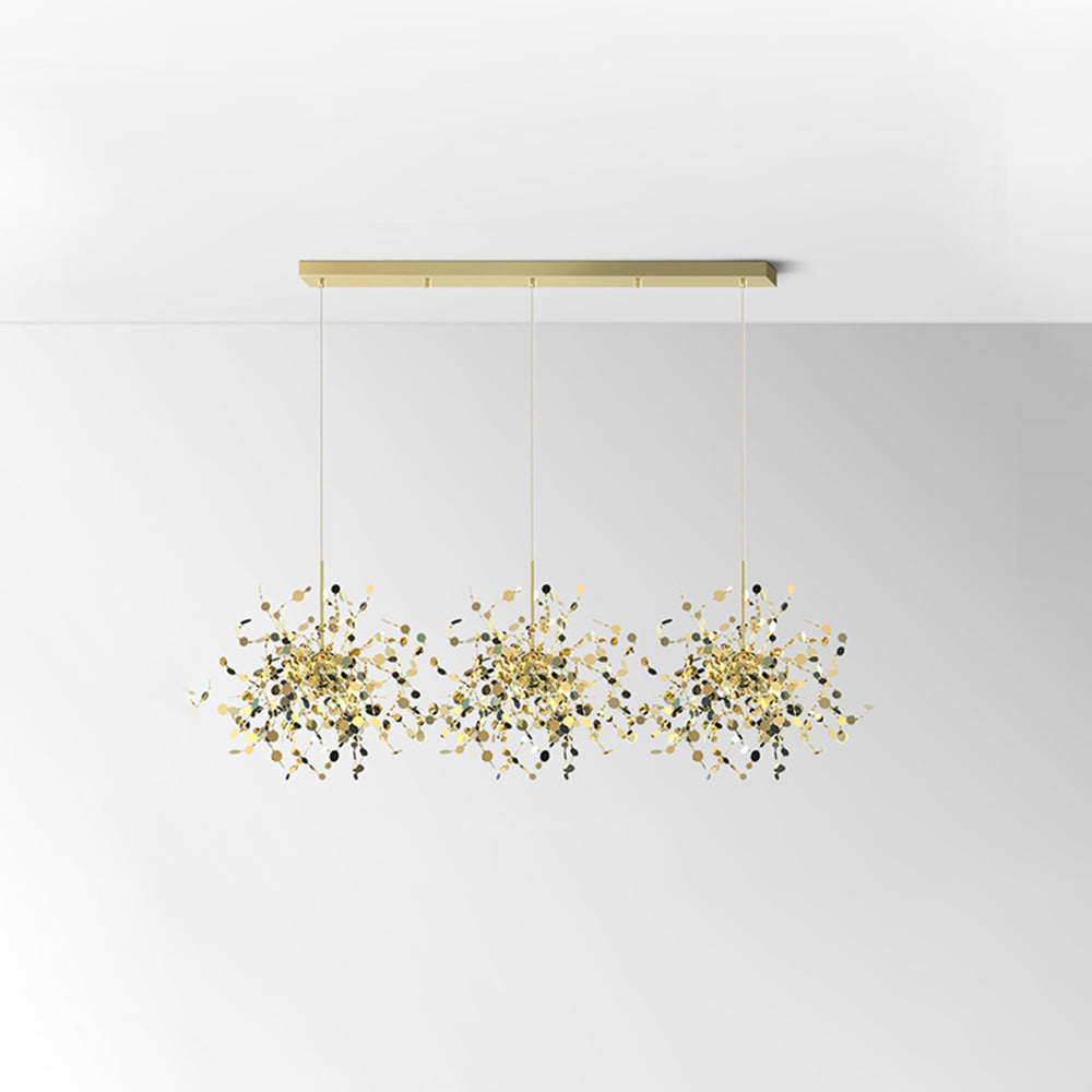 Olivia Artsy Classy Cluster Fireworks Pendant Light, Stainless steel - Neutral Decor
