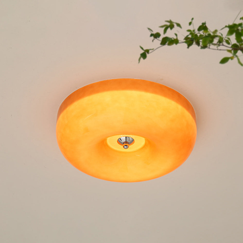 Candy Ceiling Light Cream Glass