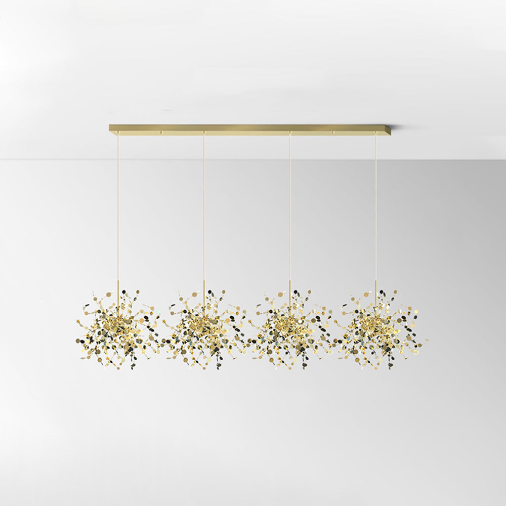 Olivia Artsy Classy Cluster Fireworks Pendant Light, Stainless steel - Neutral Decor