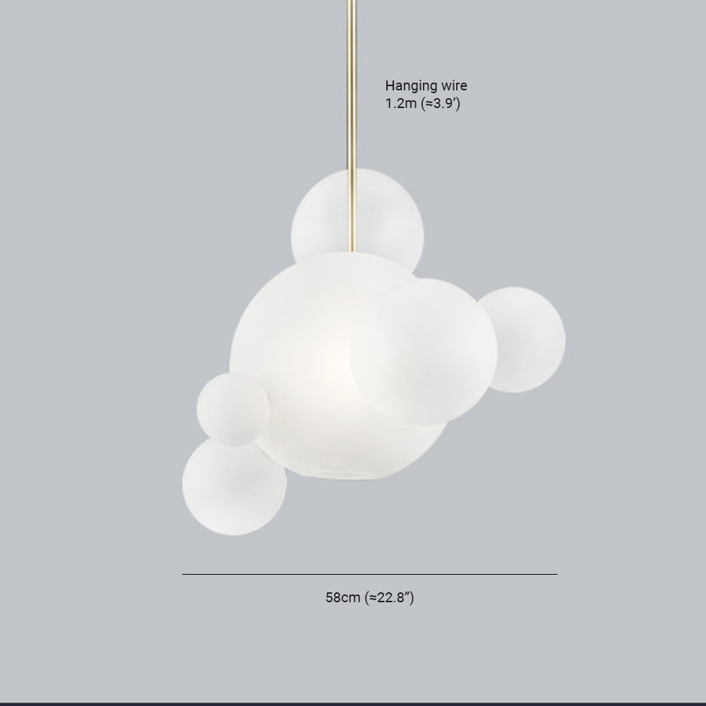 Valentina Modern Bubble Cluster Pendant Light Gold - Neutral Decor