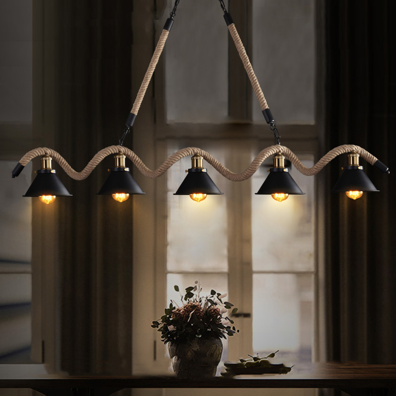 Epoch Vintage LED Black Pendant Light Metal Dining Room/Cafe - Neutral Decor
