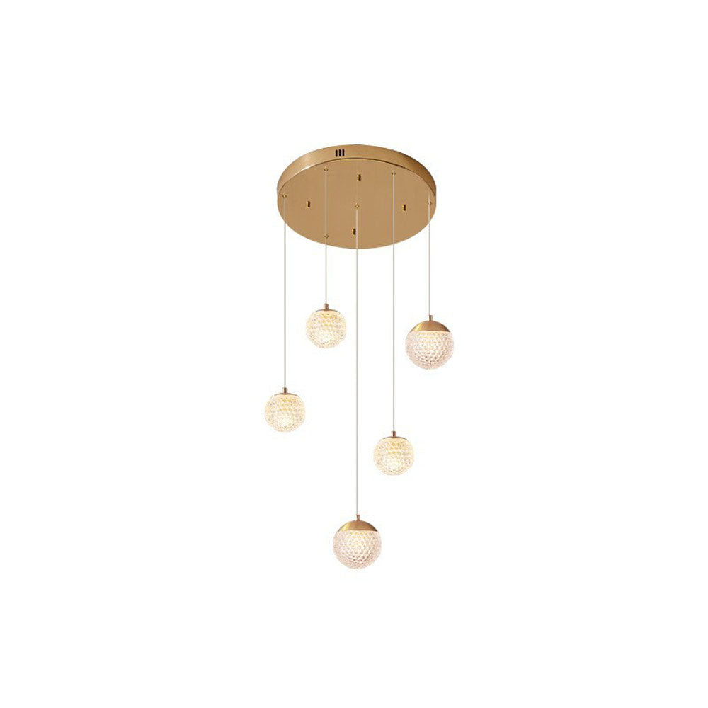 Arisha Multi Staircase Modern Art Deco Pendant Light, Gold - Neutral Decor