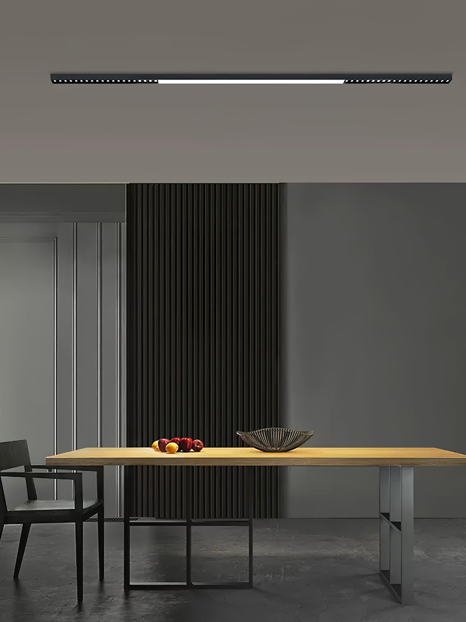 Line Modern Aluminum Floating Light-Neutral Decor