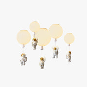 Aria Astronaut Balloon Flush Mount Ceiling Light, L 20/25/30/35cm - Neutral Decor