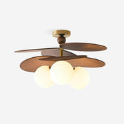 Eldo Wooden Blades Ceiling Light