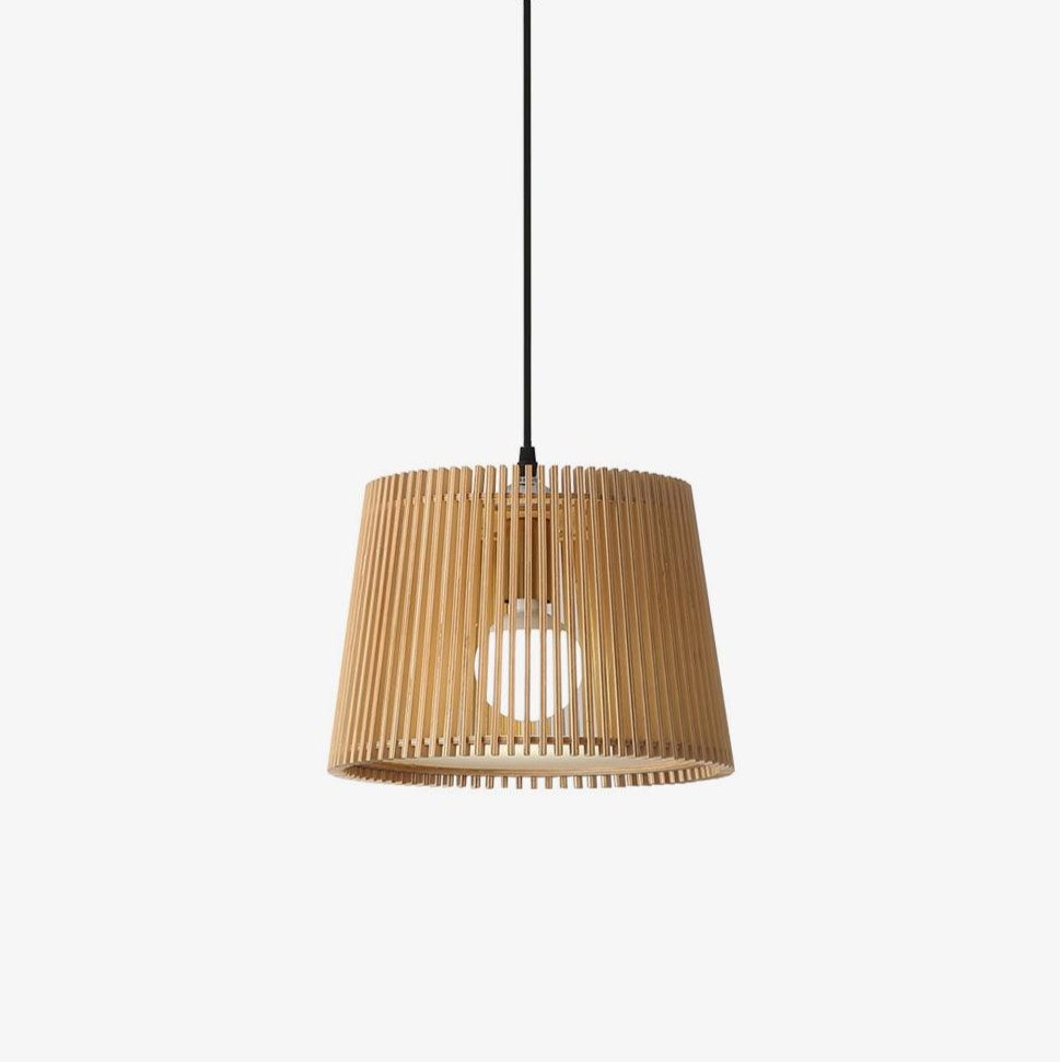Clou Wood Retro Pendant Lamp-Neutral Decor