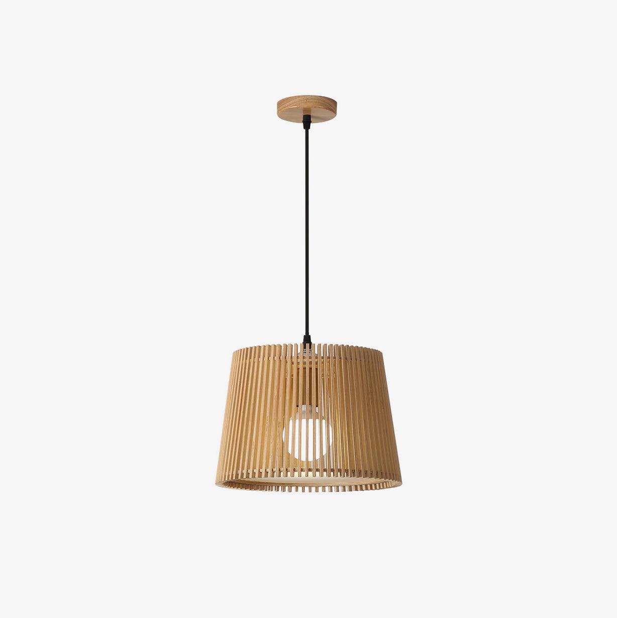 Clou Wood Retro Pendant Lamp-Neutral Decor