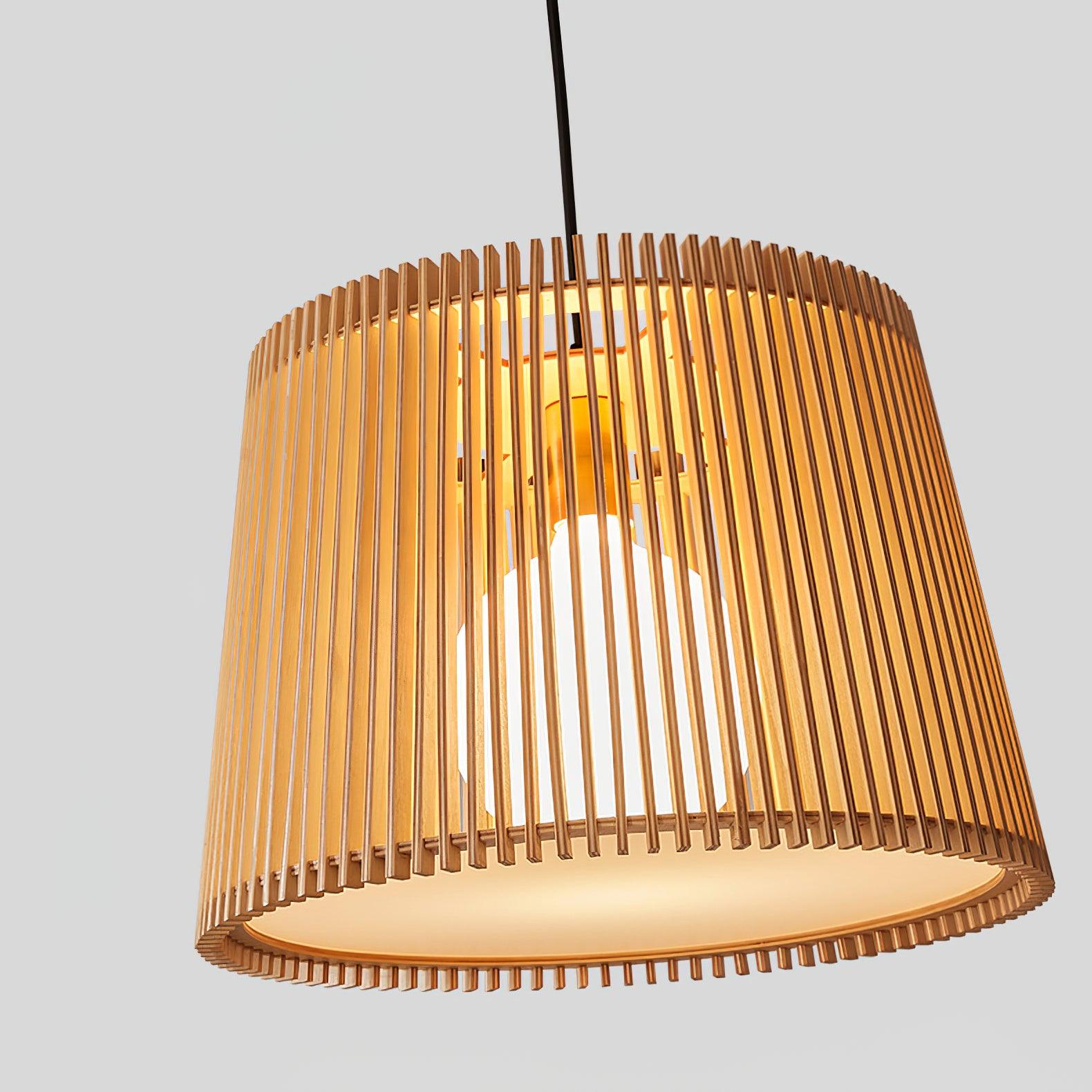 Clou Wood Retro Pendant Lamp-Neutral Decor