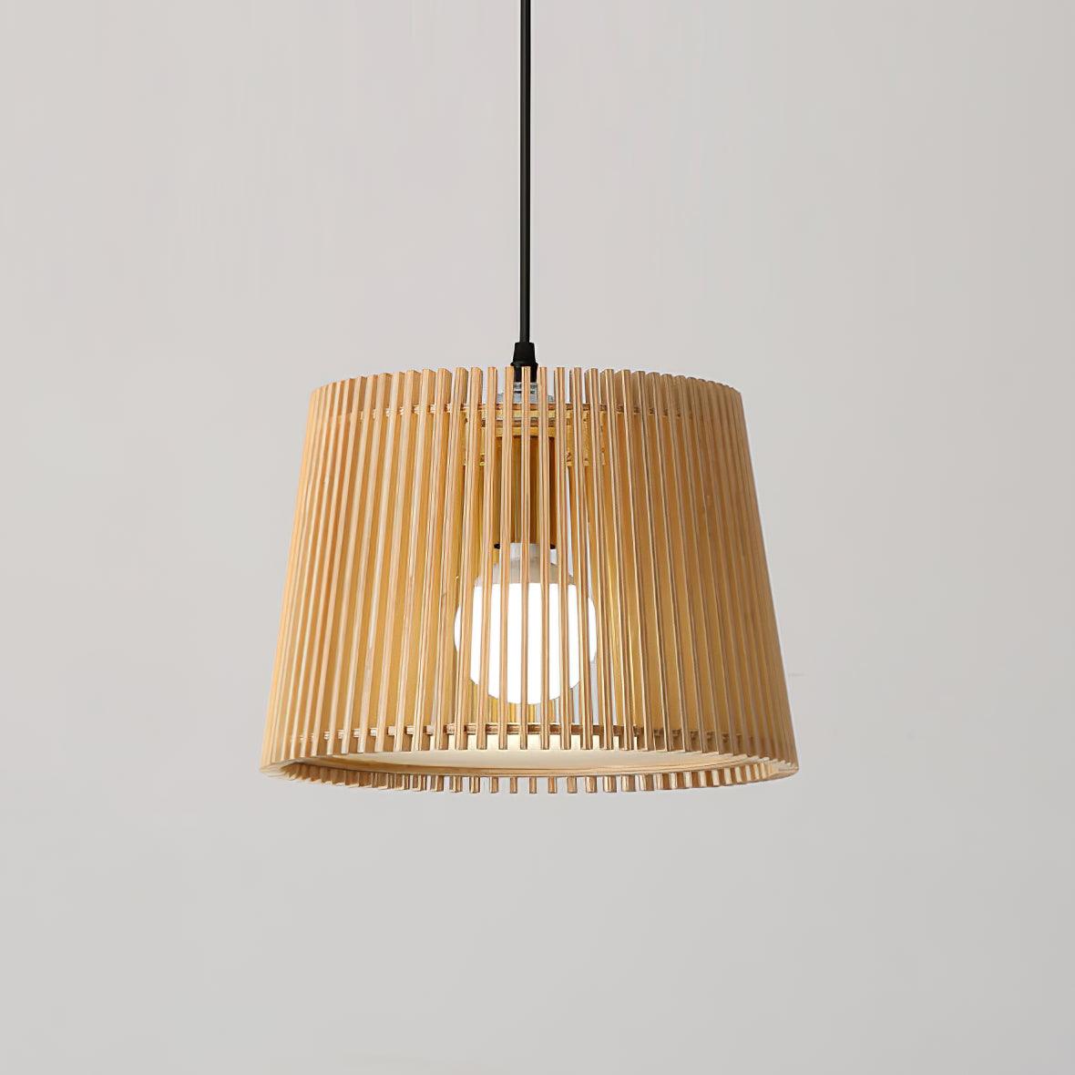 Clou Wood Retro Pendant Lamp-Neutral Decor