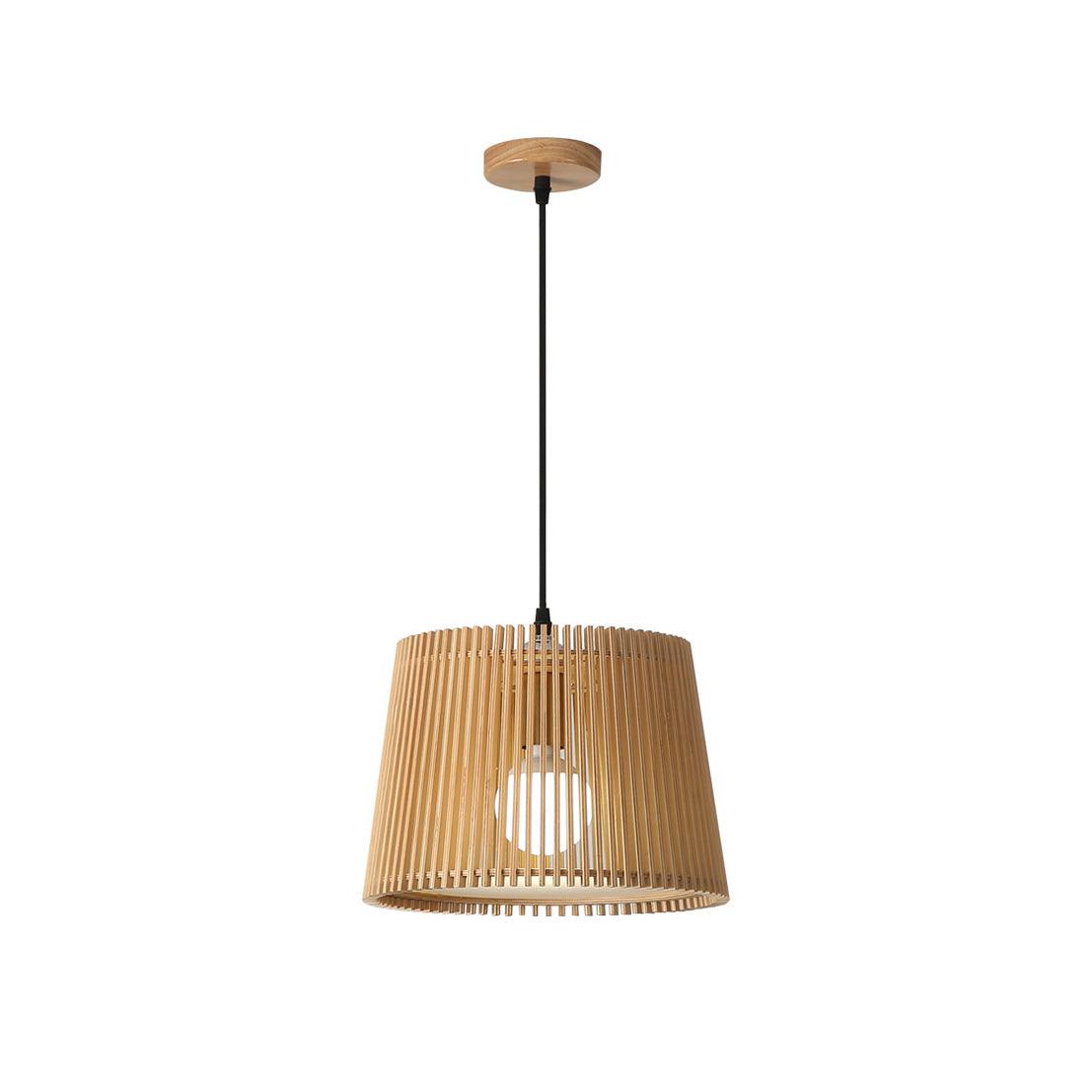 Clou Wood Retro Pendant Lamp-Neutral Decor