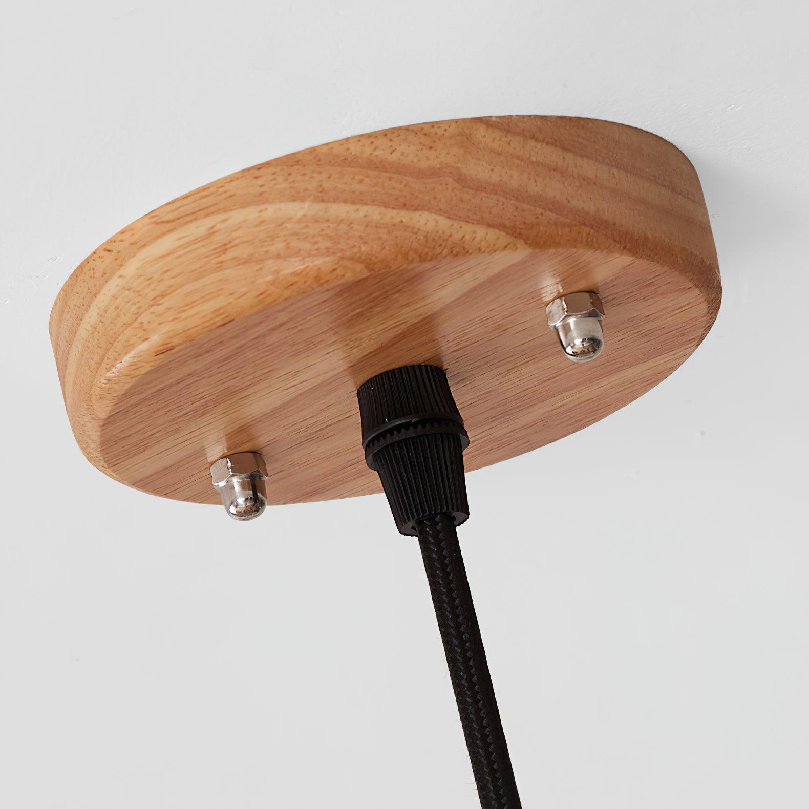 Clou Wood Retro Pendant Lamp-Neutral Decor