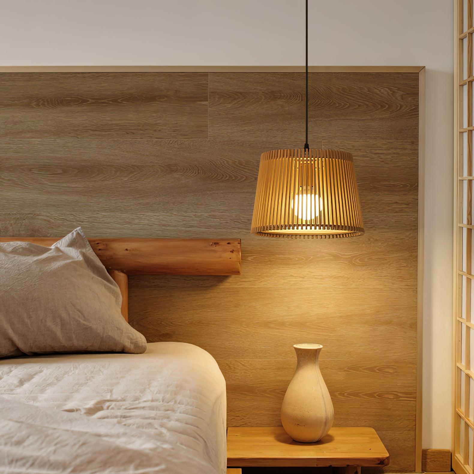 Clou Wood Retro Pendant Lamp-Neutral Decor