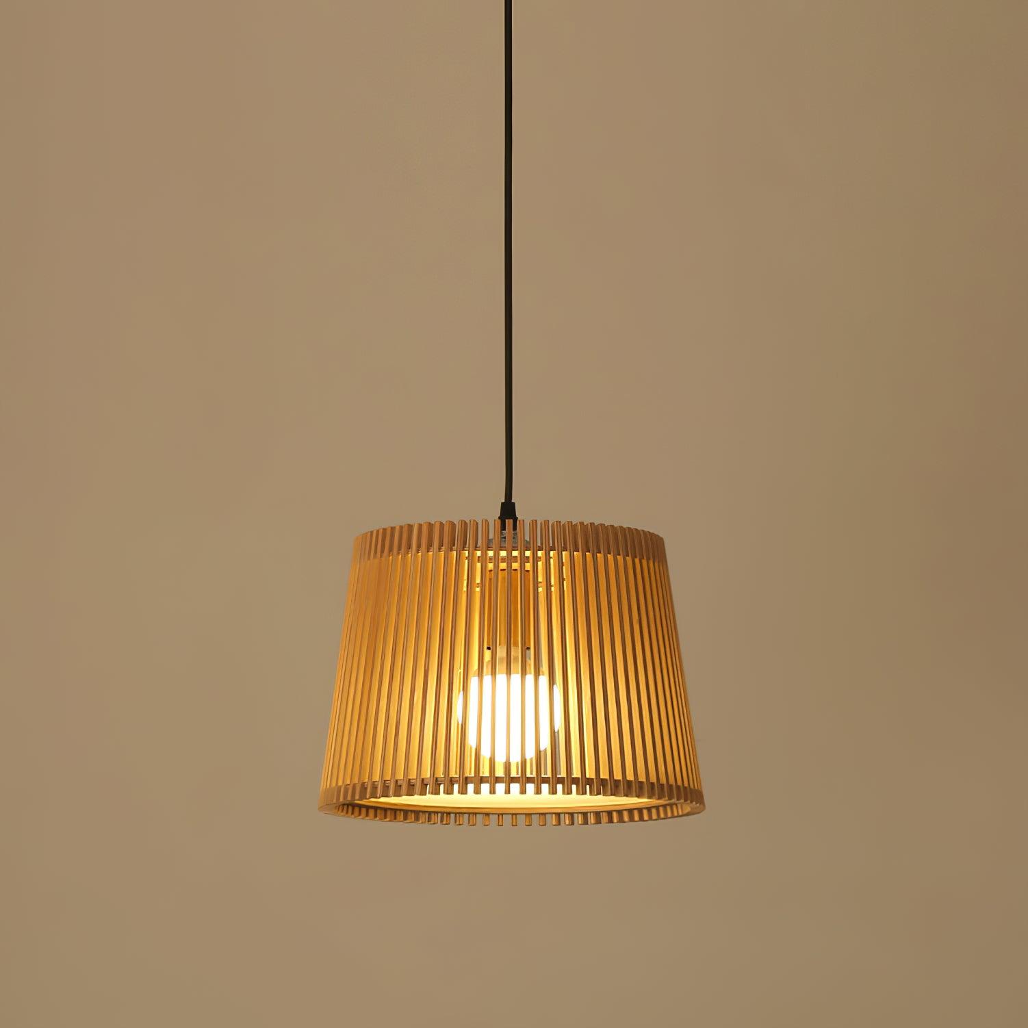 Clou Wood Retro Pendant Lamp-Neutral Decor