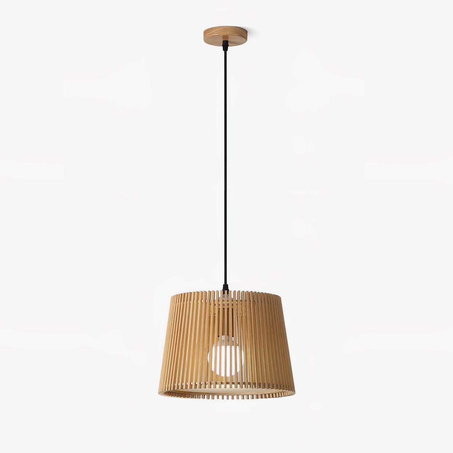 Clou Wood Retro Pendant Lamp-Neutral Decor