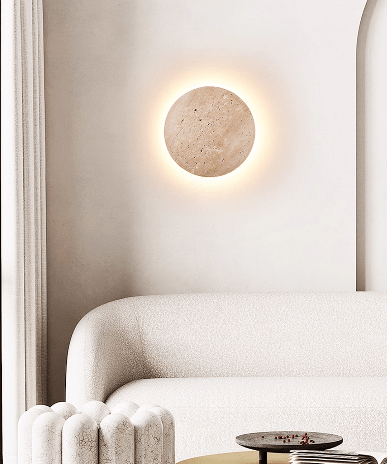 Lykro Wall Lamp-Neutral Decor