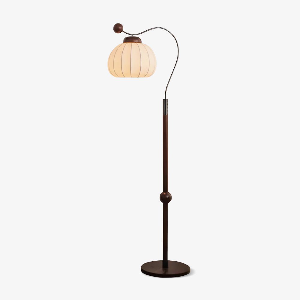 Devenor Silk Wood Floor Lamp-Neutral Decor