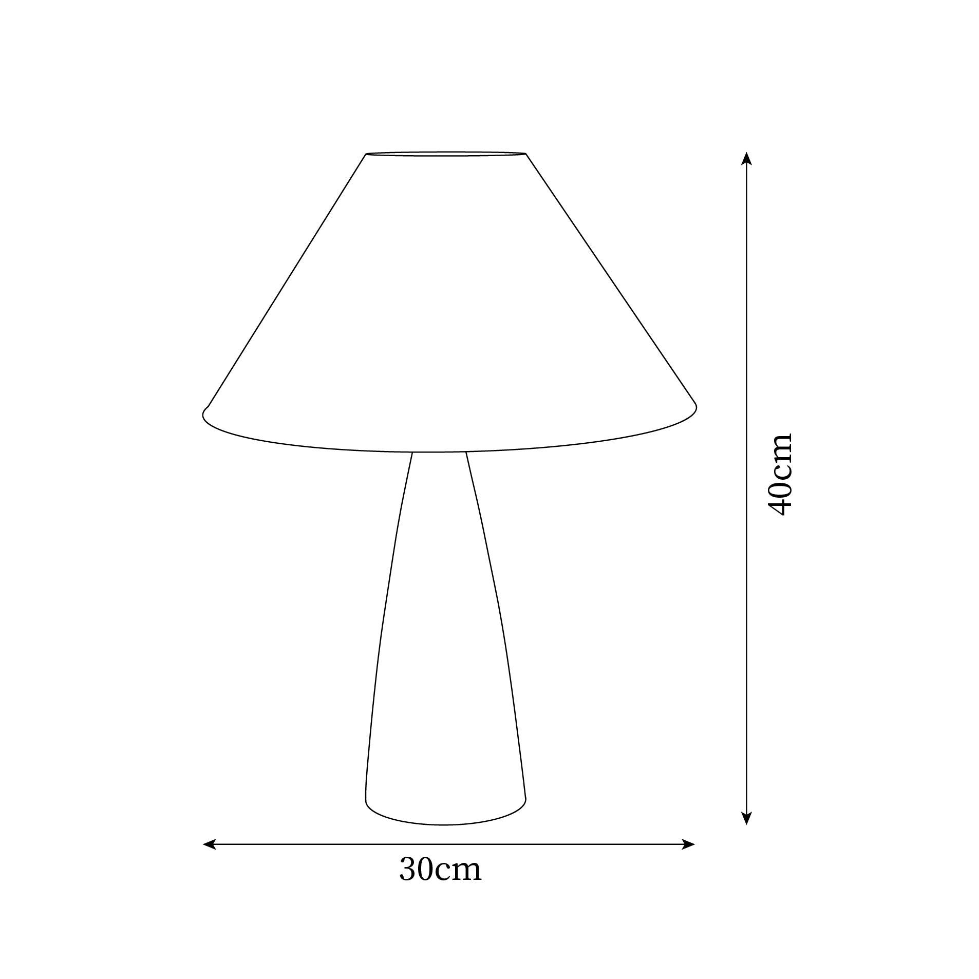 Taper Table Lamp