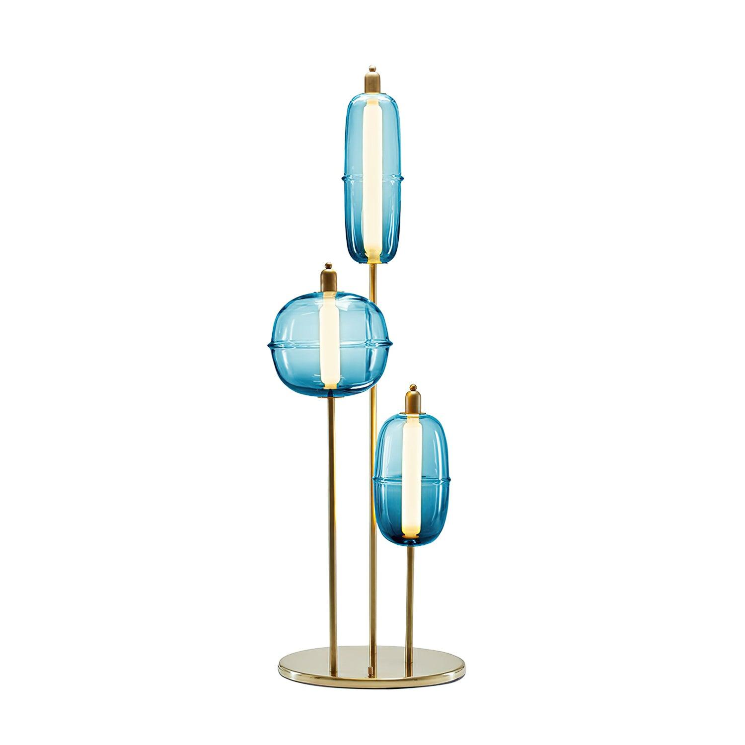 Arixel Modern Glass Floor Lamp-Neutral Decor
